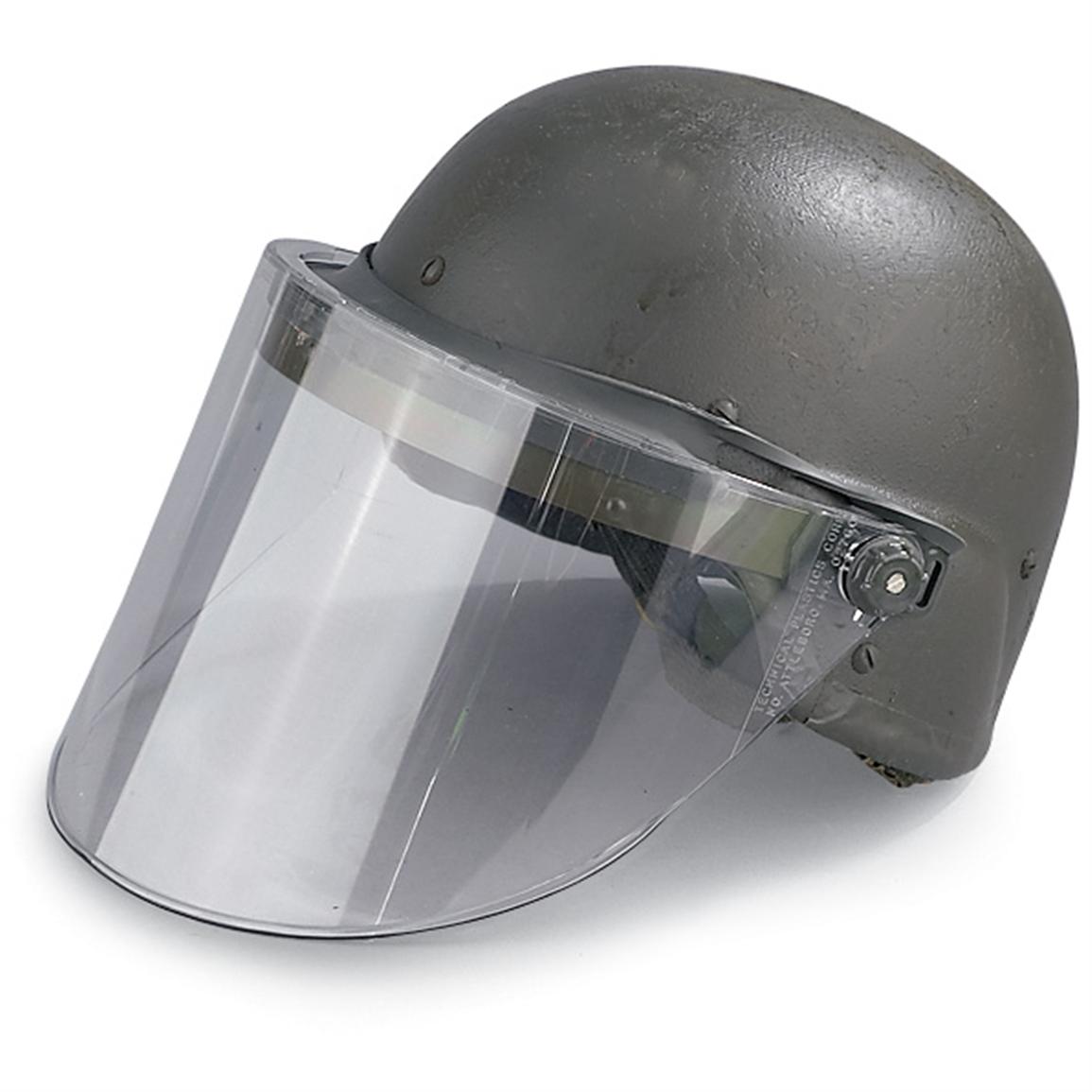 helmet blast shield