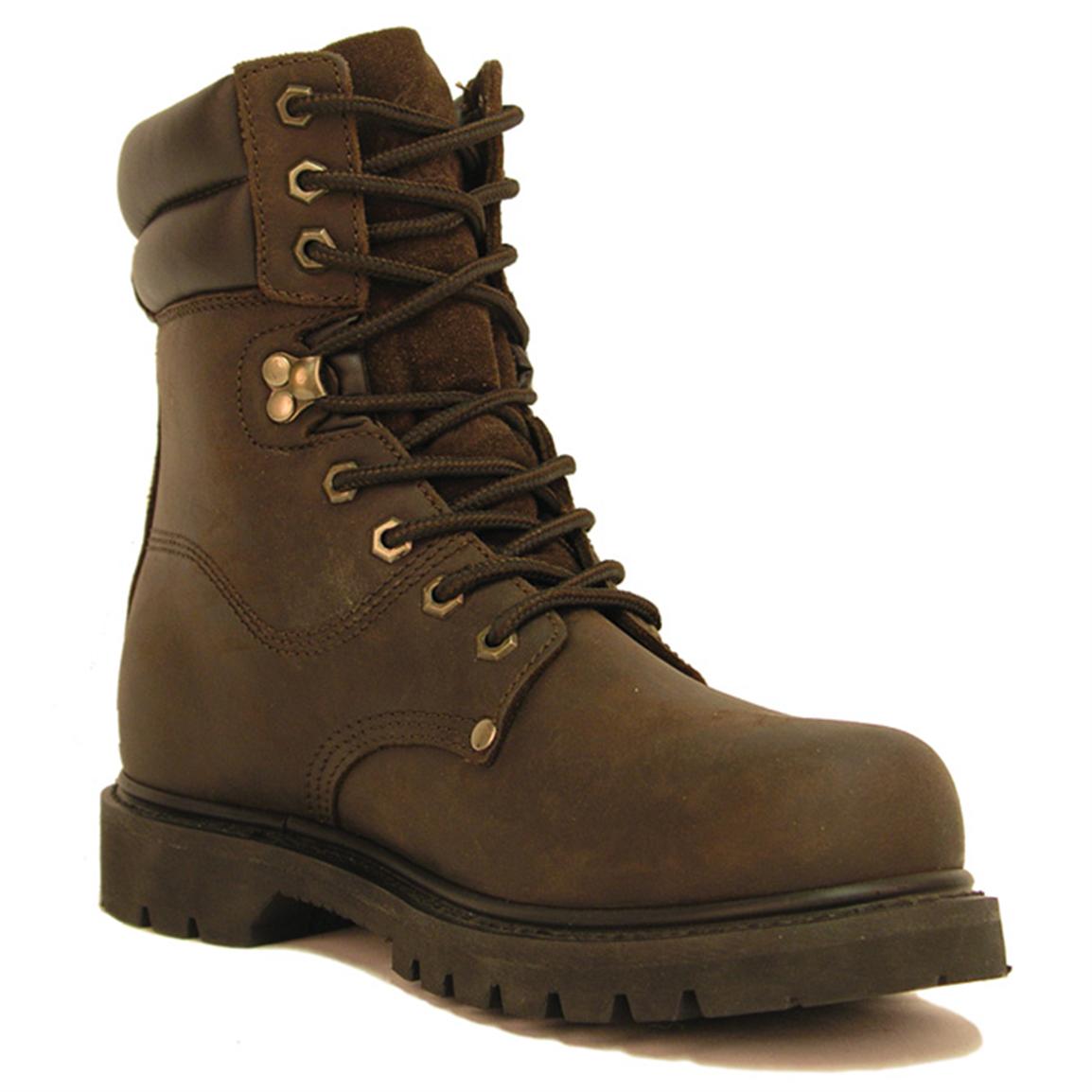 Safety Toe Boot, Brown - 97092 