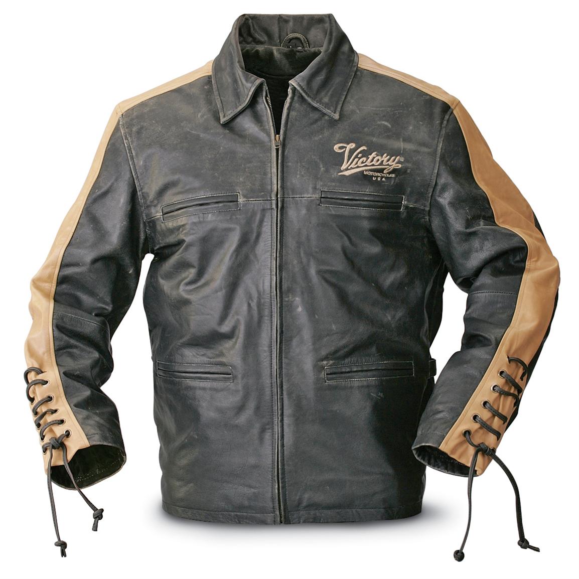 Victory Santa Fe Leather Jacket Black, Santa Fe Leather Jacket