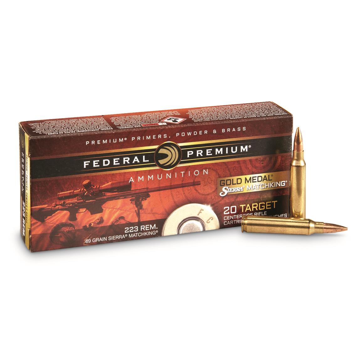 20 Rounds Federal Premium® Gold Medal® .308 Win. 175 - Grain MKS BTHP Ammo