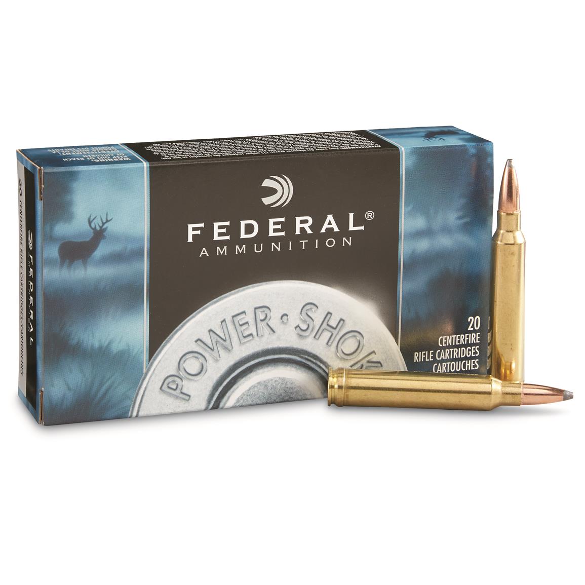 Federal Power-Shok, .300 Winchester Magnum, SHCSP, 150 Grain, 20 Rounds