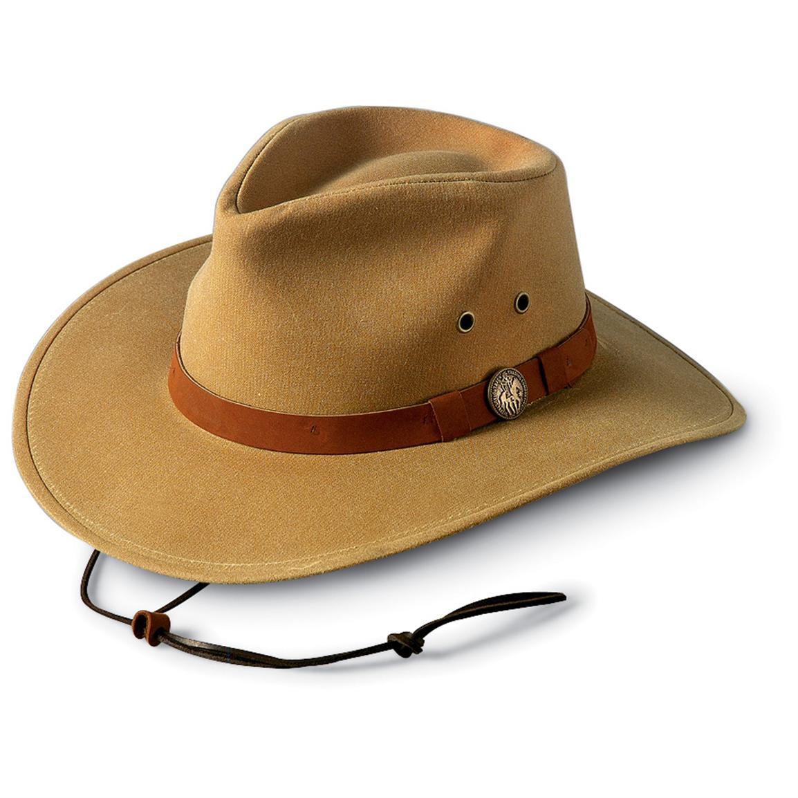 aussie oilskin hat