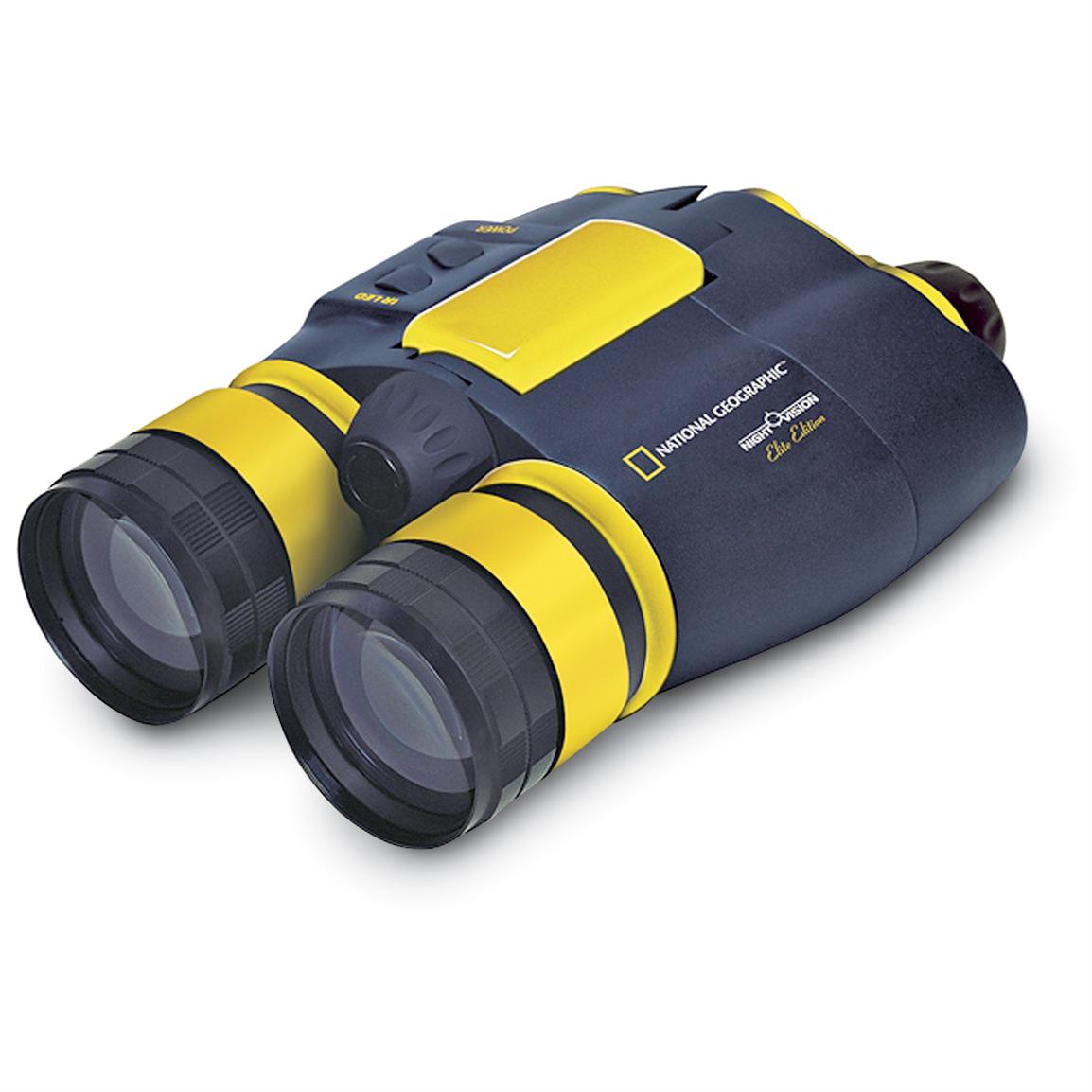 National Geographic® Elite 5X NV Binoculars 97852, Night Vision Binoculars at Sportsman's Guide