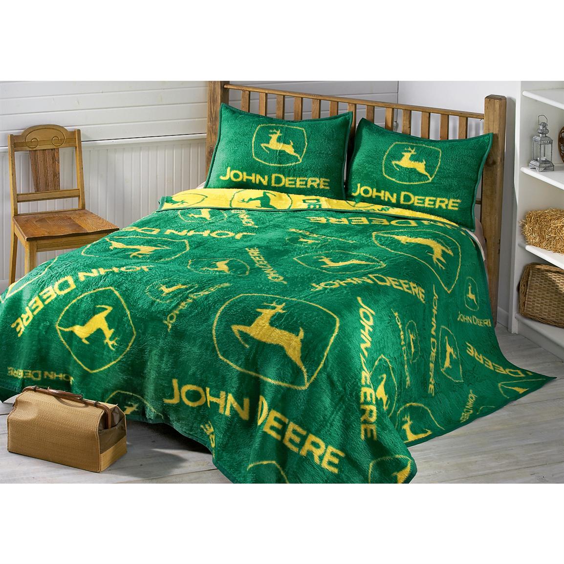 John Deere Logos Sham 77738 Quilts Sets At Sportsman S Guide