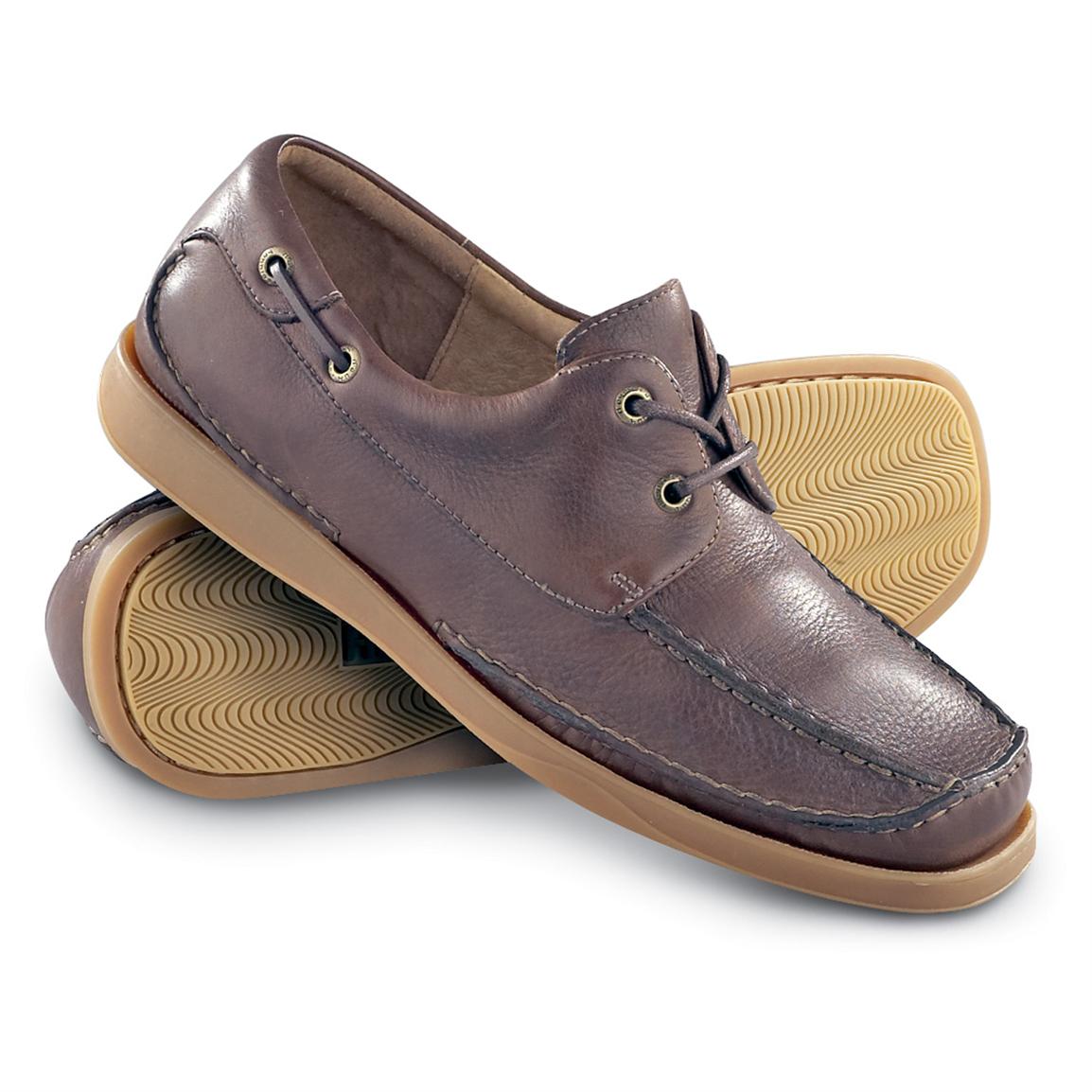 Men's Hush Puppies® Antigua Shoes, Brown - 98693, Casual Shoes at ...