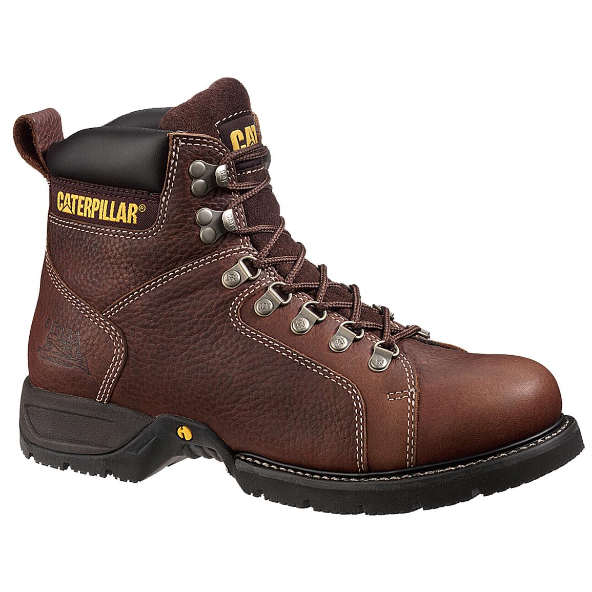 steel toe high top boots