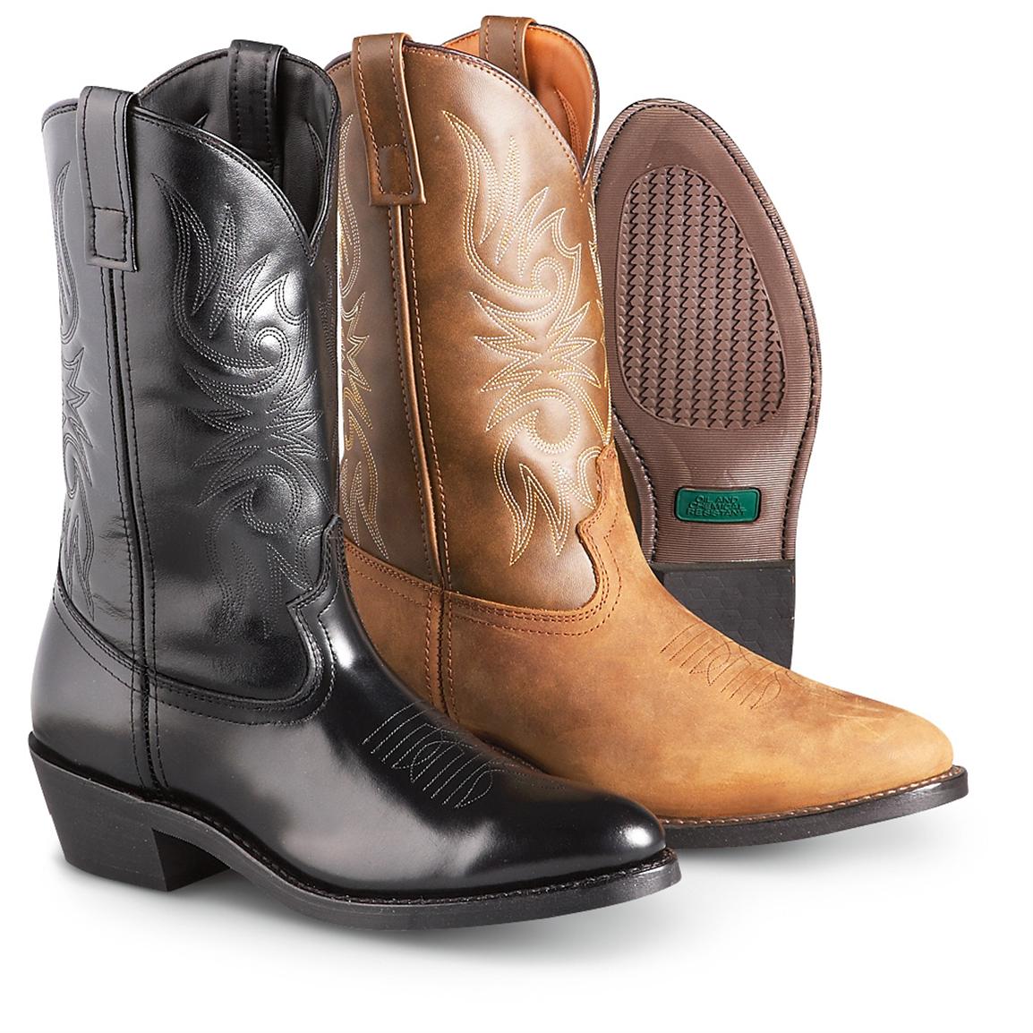 Men's Laredo® Trucker Cowboy Boots - 99425, Cowboy & Western Boots at ...