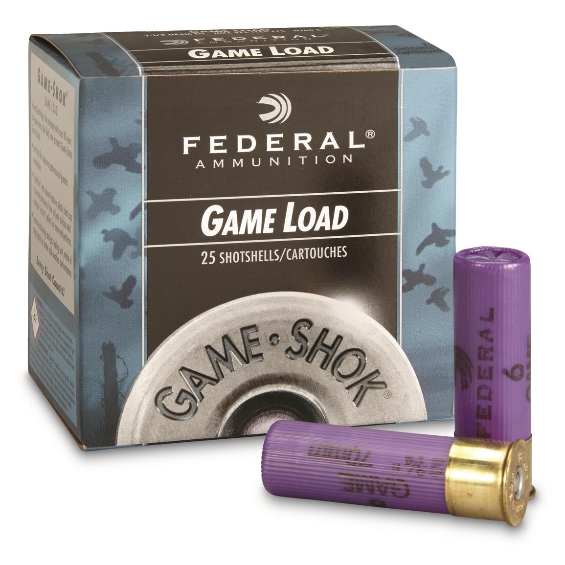 Federal Game Load, 16 Gauge, 2 3/4&quot; 1 oz. Shotshells, 25 Rounds
