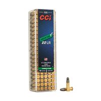 CCI Green Tag Competition, .22LR, LRN, 40 Grain, 100 Rounds