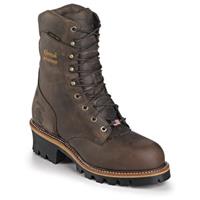 Chippewa Men's 9 Waterproof Insulated Steel-Toe EH Logger Boot