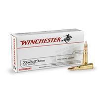 Winchester White Box, 7.62x39mm, FMJ, 123 Grain, 20 Rounds