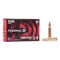 American Eagle, .223 Remington, FMJBT, 55 Grain, 20 Rounds
