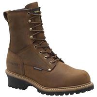Men's Carolina 8-inch 600 Grams Thinsulate Insulated Steel Toe Logger Boots, Copper