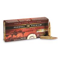 Federal Premium Gold Medal, .223 Rem, BTHP, 69 Grain, 20 Rounds