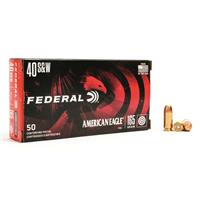 Federal American Eagle, .40 S&w, Fmj, 165 Grain, 500 Rounds - 14001 