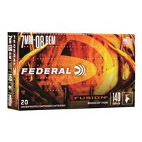 Federal Fusion, 7mm-08 Remington, Fusion SP, 140 Grain, 20 Rounds  -