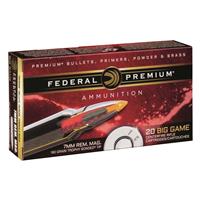 Federal Premium, 7mm Rem. Mag., TBT, 160 Grain, 20 Rounds