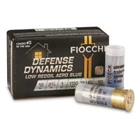 Fiocchi, Low Recoil Rifle, 12 gauge, 2.75", 1 oz., Slug Shot, 10 Rounds
