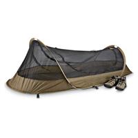 New GI Iguana BedNet 86" Self Supporting Pop Up Tent w/ Storage Pouch Coyote 