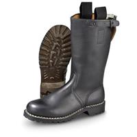 navy leather boots mens