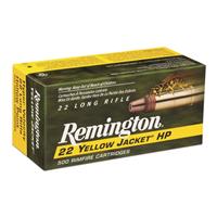 Remington 22 Yellow Jacket, .22LR, Hollow Point, 33 Grain, 500 rds ...