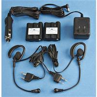Includes headsets, desk charger, wall adapter and more!