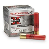 Winchester Super-X High Brass Game Loads, .410 Bore, 2 1/2", 1/2 oz., 25 Rounds