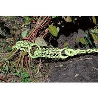 Flexible triple chain tightens more with each pull!