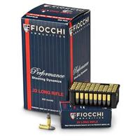 Fiocchi, .22LR, 40 Grain, Sub-Sonic HP, 500 Rounds