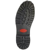 Long-wearing rubber lug outsole for grip