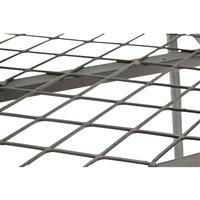 Sturdy steel mesh platform
