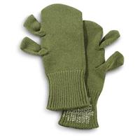 U.S. Military Surplus Trigger Finger Mitten Liners, 3 pairs, New