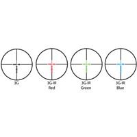 Precise 3G reticle illuminates in red, green or blue for targeting in any light conditions