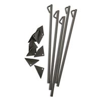 Pop-up blind anchors