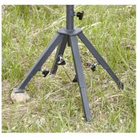 4 level-adjustable aluminum legs allow for a stability on any terrain
