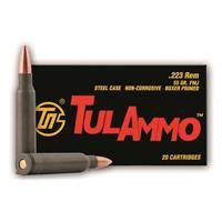 TulAmmo, .223 Remington, FMJ, 55 Grain, 20 Rounds