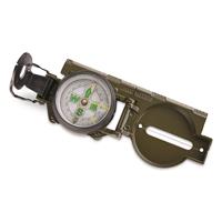 Military Style Lensatic Compasses, 2 Pack