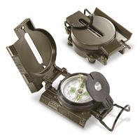 Military Style Lensatic Compasses, 2 Pack