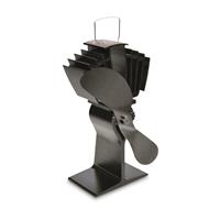 Caframo Ecofan AirMax Heat-Powered Wood Stove Fan, Black