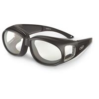 Easily fit over your regular prescription glasses! 