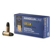 PPU Handgun Line, .38 S&W, LRN, 145 Grain, 50 Rounds