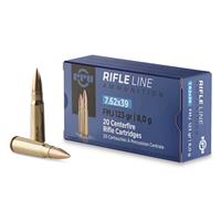 PPU, 7.62x39mm, FMJ, 123 Grain, 20 Rounds