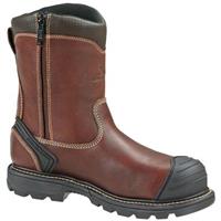 Men's Thorogood 8-inch Side - zip Composite Toe Wellington Work Boots, Brown