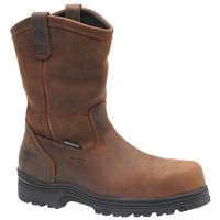 Carolina Men's 8-inch Waterproof Composite Toe Wellington Work Boots, Dark Brown