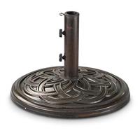 CASTLECREEK Bronze Patio Umbrella Base - 231571, Patio Umbrellas at ...