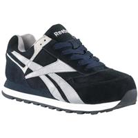 Women's Reebok® Safety / Steel Toe Suede Retro Joggers, Navy