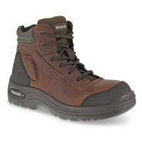 Reebok Men's 6-inch Composite Safety Toe Sport Work Boots, Dark Brown