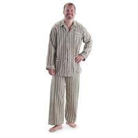 Bulgarian Military Surplus Flannel Pajamas, 2 Pack, New