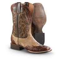 hand tooled cowboy boots mens