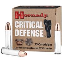 Hornady Critical Defense Ammo, .30 Carbine, FTX, 110 Grain, 25 Rounds